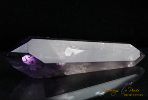 Amethyst Double Terminated Temple Heart Dow Quartz Crystal Wand