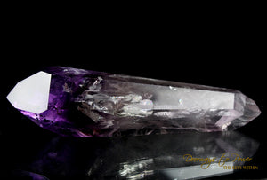 Amethyst Double Terminated Temple Heart Dow Quartz Crystal Wand