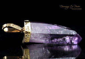 Amethyst Light Language Pendant