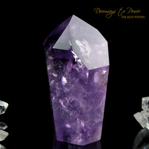 Amethyst Phantom Quartz Master Crystal Point