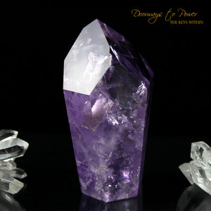 Amethyst Phantom Quartz Master Crystal Point