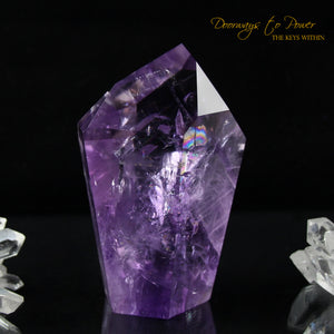 Amethyst Phantom Quartz Master Crystal Point