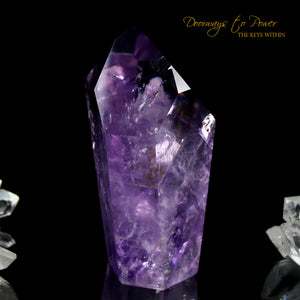 Amethyst Phantom Quartz Master Crystal Point