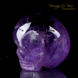 Leandro De Souza Magical Child Skull Amethyst