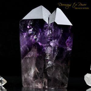 Amethyst Tantric Twin Crystal