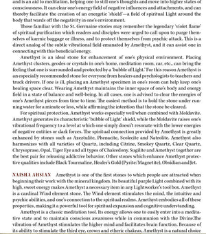 Amethyst Meanings Properties