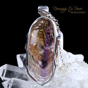 Ametrine Dragon Crystal Pendant