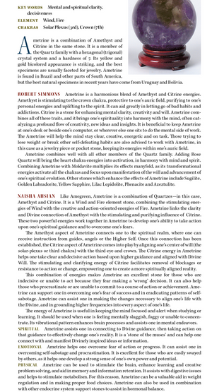 Ametrine Metaphysical Properties