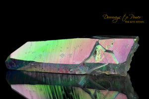 Angel Aura Colombian Lemurian Quartz Record Keeper Crystal 'Cherubim'