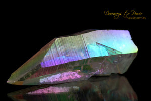 Angel Aura Colombian Lemurian Quartz Record Keeper Crystal 'Cherubim'
