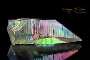 Angel Aura Colombian Lemurian Quartz Record Keeper Crystal 'Cherubim'