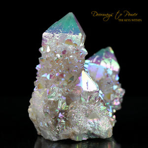 Angel Aura Spirit Quartz Tantric Twin Record Keeper Crystal