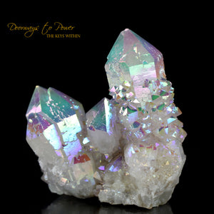 Angel Aura Spirit Quartz Tantric Twin Record Keeper Crystal