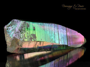 Angel Aura Lemurian Quartz Crystal Sunken Record Keeper