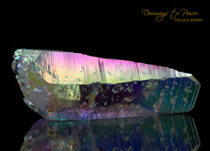 Angel Aura Lemurian Quartz Record Keeper ET Crystal
