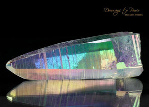 Angel Aura Lemurian Quartz Crystal Sunken Record Keeper