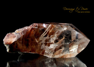 Angel Phantom 8 Sided Amphibole Quartz Crystal