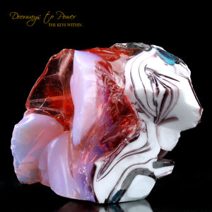 Aura Opal Lion's Heart Monatomic Andara Crystal