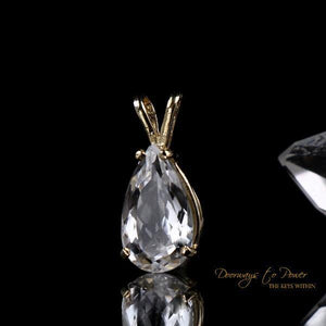 Azozeo Phenacite Crystal Pendant