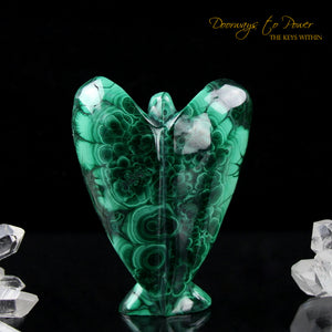 Malachite Angel Crystal