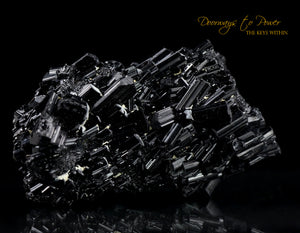 Black Tourmaline Power Crystal 'Energetic Armor'