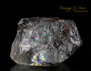 Brookite in Natural Manifestation Quartz Crystal