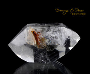 Brookite Manifestation Double Terminated Quartz Dow Crystal