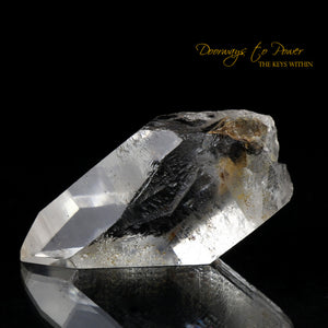 Brookite Manifestation Quartz Point with Record Keeper