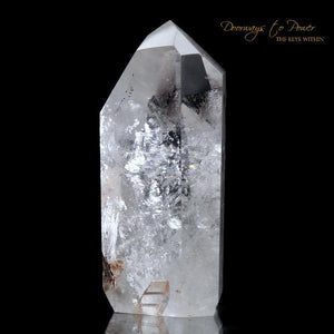 Brookite Manifestation Quartz Point with Record Keepers (RESERVED)