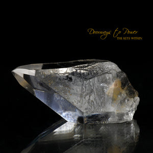 Brookite Manifestation Quartz Point with Record Keeper