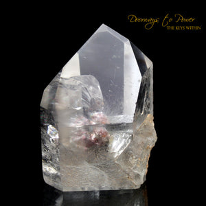 Brookite in Quartz Crystal 