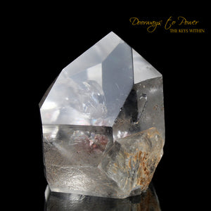 Brookite in Manifestation Quartz Crystal Point