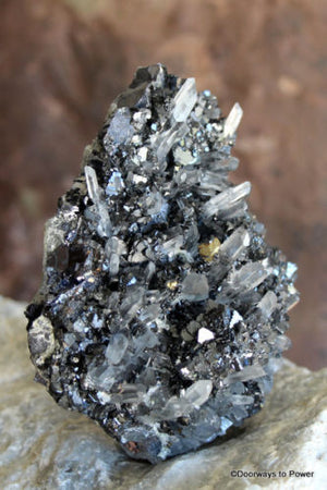 Shamanic Power Cluster w/ Galena, Quartz, Pyrite