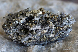 Shamanic Power Cluster w/ Galena, Quartz, Pyrite