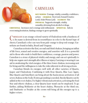 Carnelian Metaphysical Properties Book of Stones