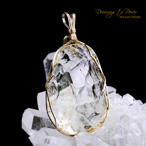 14k Andara Crystal Pendant