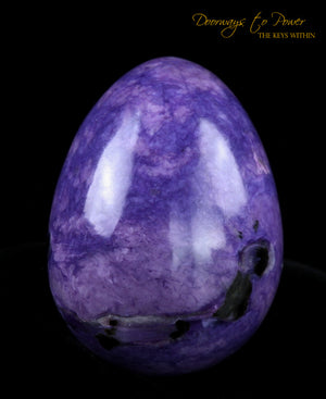 Charoite Cosmic Egg Crystal 'Bird of Light'