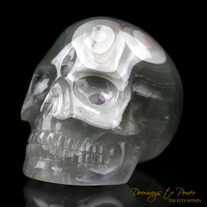 Chlorite in Quartz Crystal Skull by Leandro De Souza