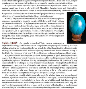 Chrysocolla Metaphysical Properties
