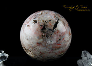 Cinnazez Azeztulite Gemstone Sphere 3.5"