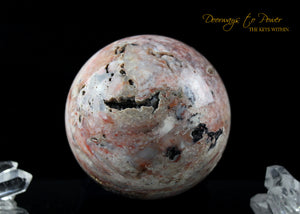 Cinnazez Azeztulite Gemstone Sphere 3.5"