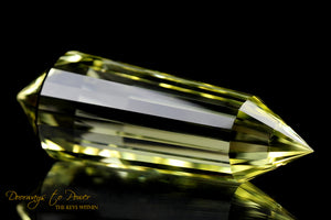 Citrine 24 Sided Vogel Crystal Quartz Healing Wand