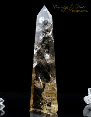 Citrine Double Manifest Isis Quartz Crystal Point