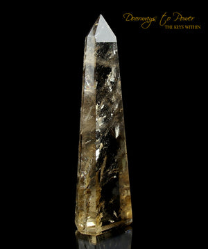 Citrine Double Manifest Isis Quartz Crystal Point