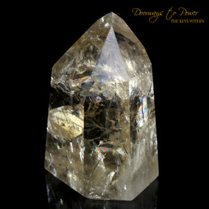 Citrine Devic Temple Quartz Crystal Point