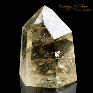Citrine Devic Temple Quartz Crystal Point