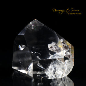 Clear Manifestation Quartz Temple Heart Dow Crystal