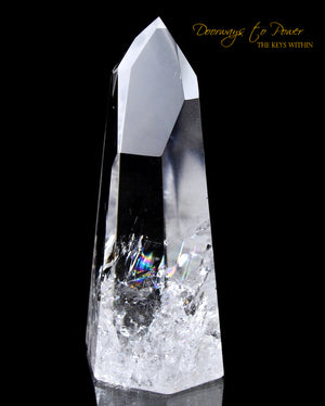 Clear Quartz Channeling Master Crystal 'Angelic Infinity Point'