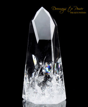 Clear Quartz Channeling Master Crystal 'Angelic Infinity Point'
