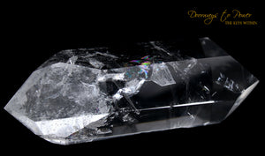 Clear Quartz Double Terminated Master Dow Crystal Wand